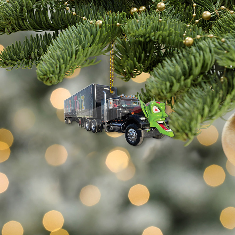 Grinch Metal Truck