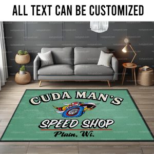 hot rod garage rug 08122 - Rustypod Store