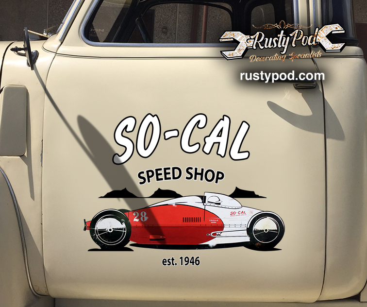 Socal speed shop sticker 11488 - Rustypod Store