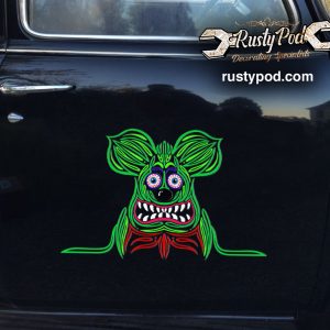 rat fink pinstriping art sticker 12060 - Rustypod Store